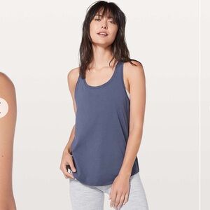 Lululemon Athletic Tank Top Size 8 Moody Blues